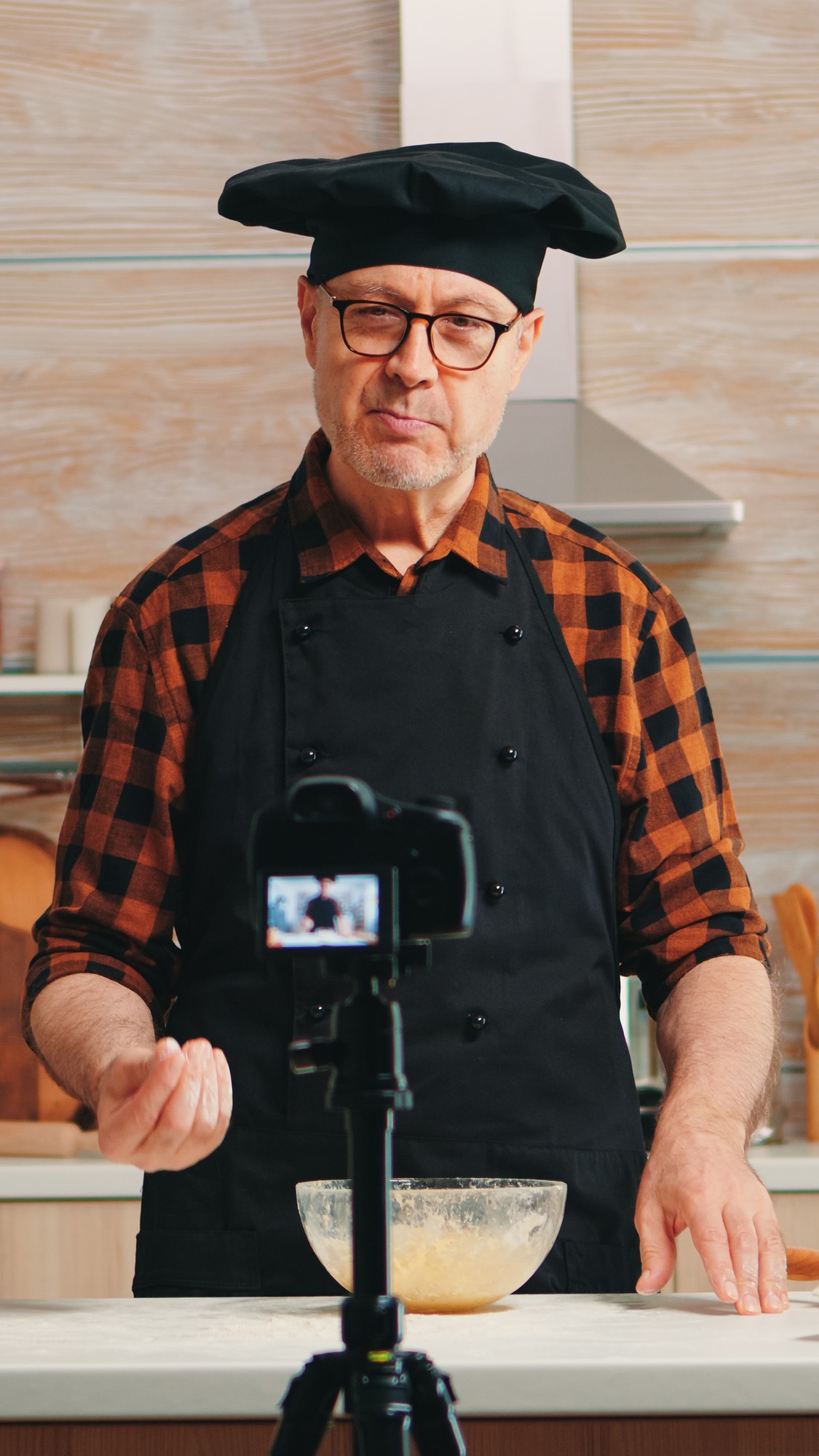 Ritratto chef Marco, specialista in cucina tradizionale